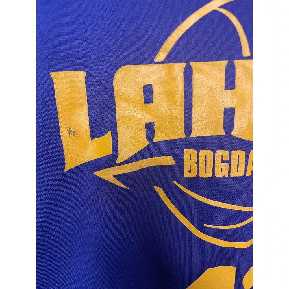 Lakers Bogdonavich 11 Basketball Jersey Purple Gold Reversible, Youth Large - Picture 5 of 6